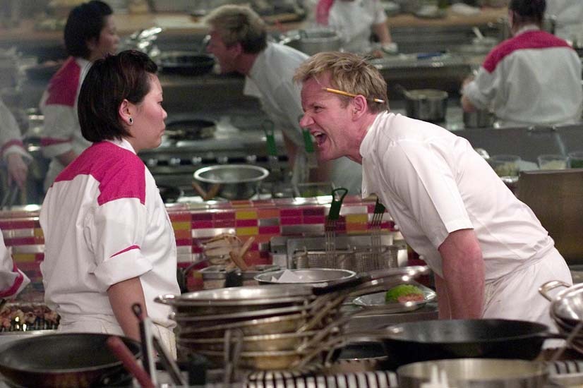 Tension in the kitchen - Gordon Ramsay